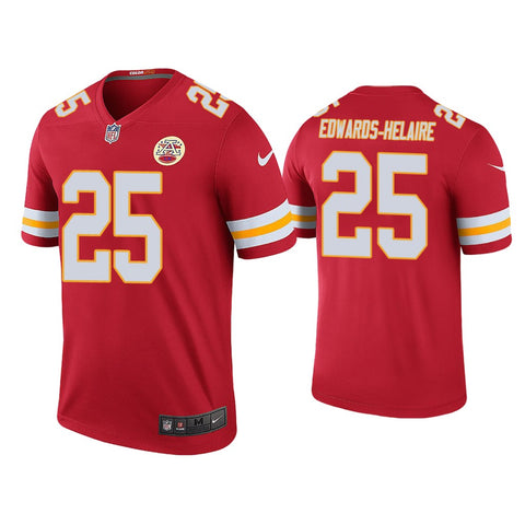 Clyde Edwards Helaire Kansas City Chiefs  Mens Red jersey