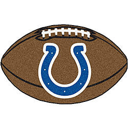 Indianapolis Colts football shaped mat - Sports Nut Emporium