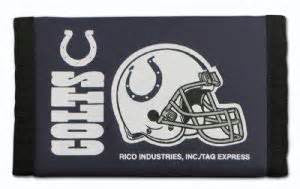 Indianoplis colts nylon wallet - Sports Nut Emporium
