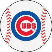 Chicago Cubs Baseball Floor Mat - Sports Nut Emporium