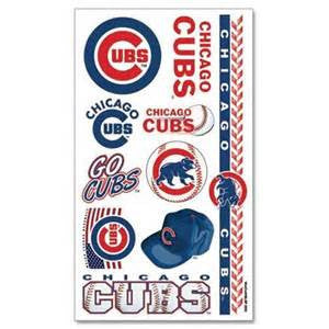 Chicago Cubs temporary tattoos - Sports Nut Emporium