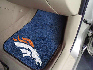 Denver Broncos carpet car mat - Sports Nut Emporium