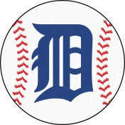 Detroit Tigers baseball floor mat - Sports Nut Emporium