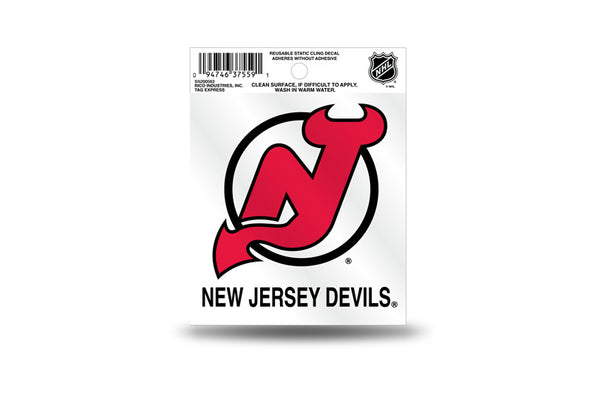 New Jersey Devils static cling - Sports Nut Emporium