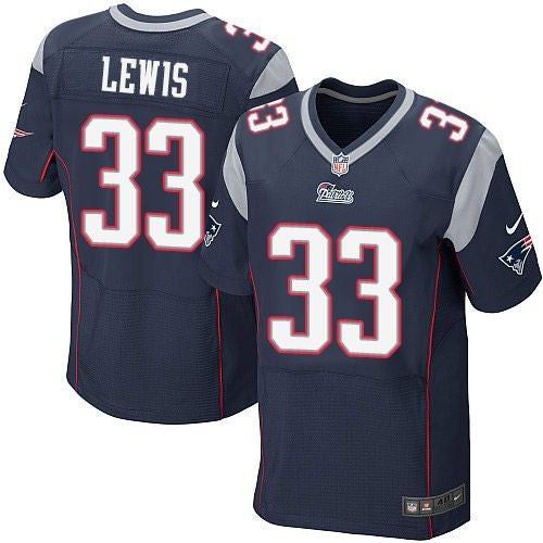 New England Patriots #33 Dion Lewis Navy Blue Men's Stitched NFL Elite