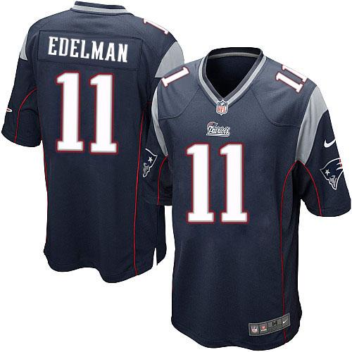 New England Patriots Edelman ユニフォーム 11番 Julian Edelman #11 New England Patriots NFL Nike Elite
