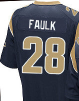 Marshall Faulk home and away jersey - Sports Nut Emporium