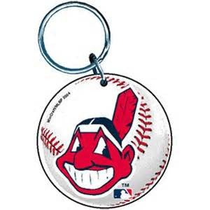 Cleveland Indians premium acrylic key ring - Sports Nut Emporium