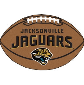 Jacksonville Jaguars football shaped mat - Sports Nut Emporium