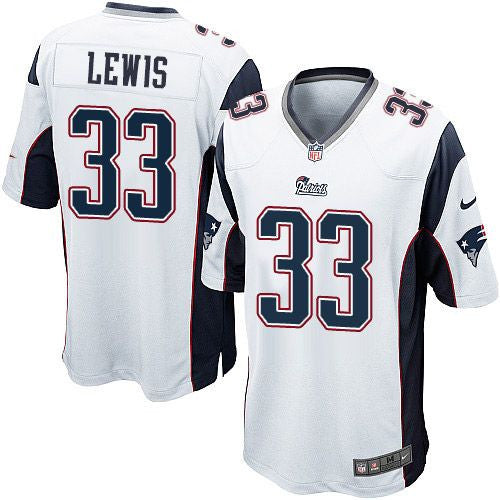 New England Patriots Dion Lewis Nike Elite Stitched White jersey - Sports Nut Emporium