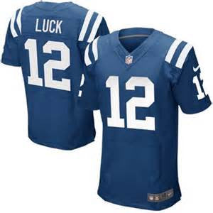 Andrew Luck Nike Elite NFL football jersey (Royal Blue) - Sports Nut Emporium