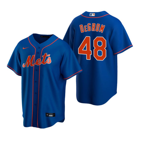 Jacob deGrom New York Mets Cool Base Blue jersey