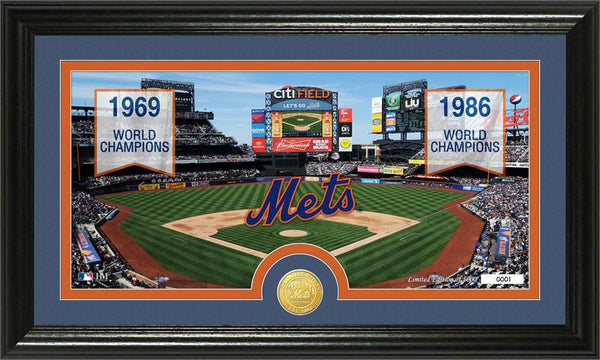 New York Mets "Traditions" Bronze Coin Panoramic Photo Mint - Sports Nut Emporium