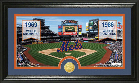 New York Mets "Traditions" Bronze Coin Panoramic Photo Mint - Sports Nut Emporium