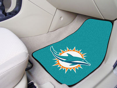 Miami Dolphins carpet car mat - Sports Nut Emporium