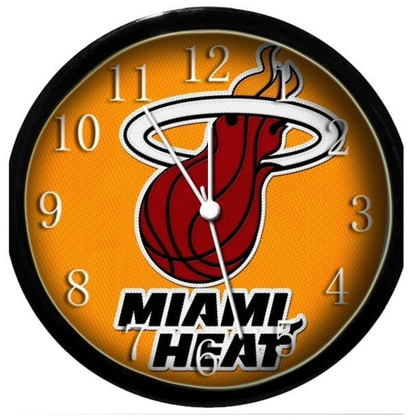 Miami Heat wall clock - Sports Nut Emporium