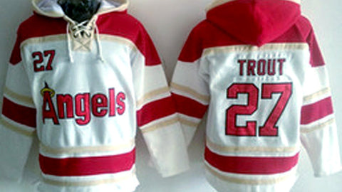 Mike Trout Los Angeles Angels pullover hoodie - Sports Nut Emporium