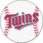 Minnesota Twins baseball floor mat - Sports Nut Emporium