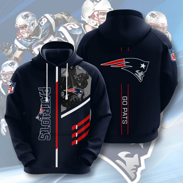 New England Patriots GO PATRIOTS pullover hoodie