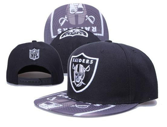 Oakland RaidersNew Era logo Bill  Snapback Adjustable  hat - Sports Nut Emporium