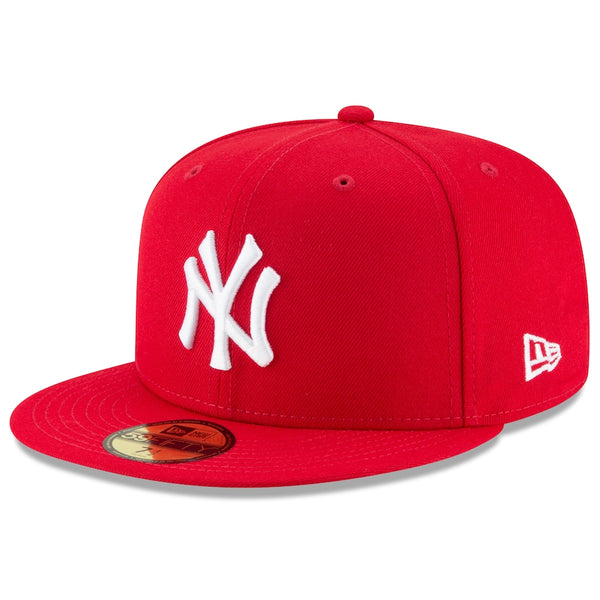 Men's New York Yankees New Era Scarlet Fashion Color Basic 59FIFTY Fitted Hat