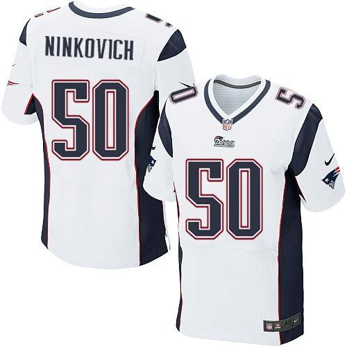 Rob Ninkovich # 50 Nike Elite NFL football jersey ( white)