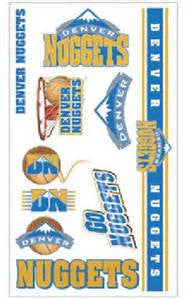 Denver Nuggets temporary tattoos - Sports Nut Emporium