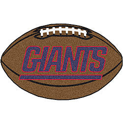New york Giants football shaped mat - Sports Nut Emporium