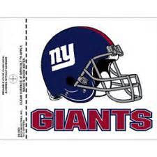 New York Giants static cling - Sports Nut Emporium