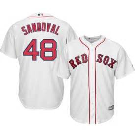 Pablo Sandoval Boston red Sox White Home jersey - Sports Nut Emporium