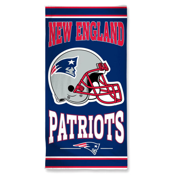 New England Patriots Fiber Beach Towel 30" x 60" - Sports Nut Emporium
