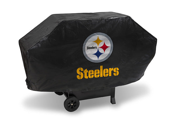 Pittsburgh Steelers Deluxe Barbaque Grill Cover - Sports Nut Emporium