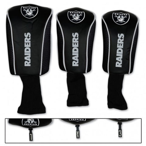 Oakland Raiders Golf Headset Covers - Sports Nut Emporium