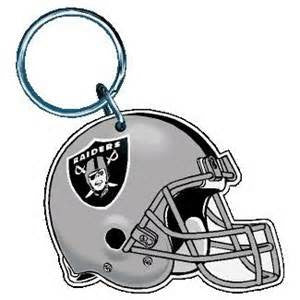 Oakland Raiders premium acrylic key ring - Sports Nut Emporium