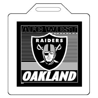 Oakland Raiders seat cushion - Sports Nut Emporium