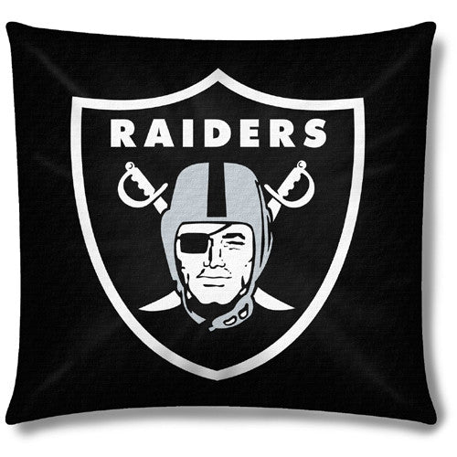 Oakland Raiders pillow - Sports Nut Emporium