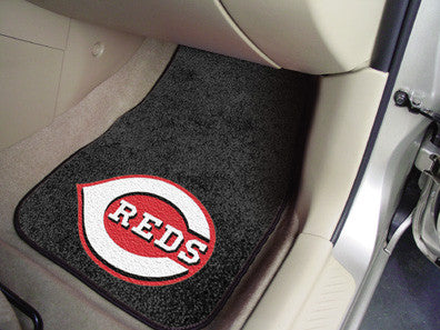 Cincinnati Reds carpet car mat - Sports Nut Emporium