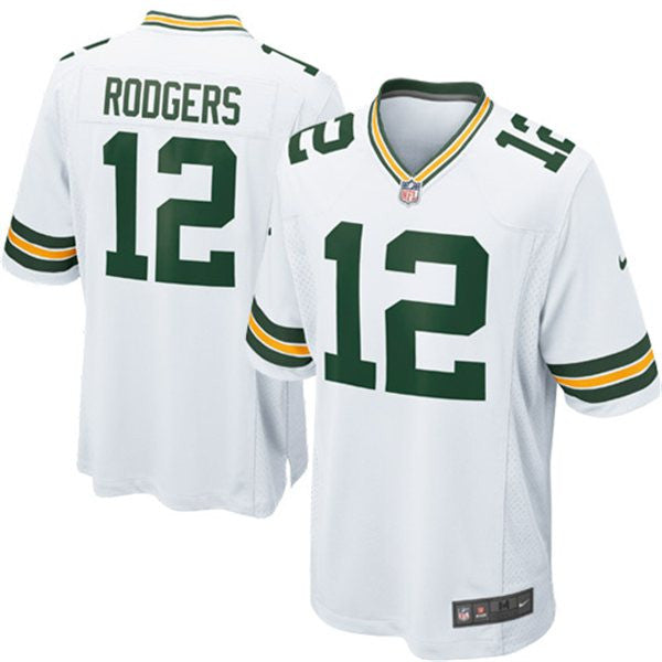 Aaron Rogers Nike Elite Stitched  NFL Football Jersey( white) - Sports Nut Emporium