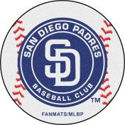 San Diego Padres baseball  floor mat - Sports Nut Emporium