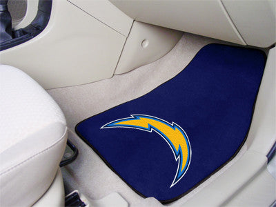 San Diego Chargers carpet car mat - Sports Nut Emporium
