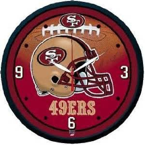 San Fransisco 49ers wall clock - Sports Nut Emporium