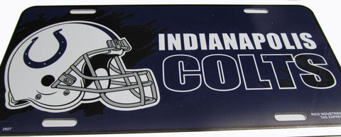 Indianapolis Colts license plate - Sports Nut Emporium