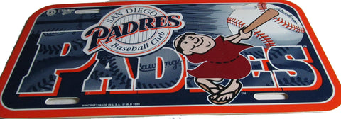 San Diego Padres license plate - Sports Nut Emporium