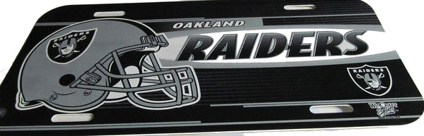 Oakland Raiders license plate - Sports Nut Emporium