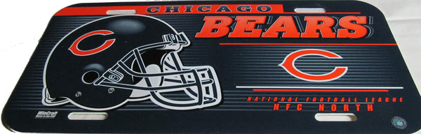 Chicago Bears license plate - Sports Nut Emporium