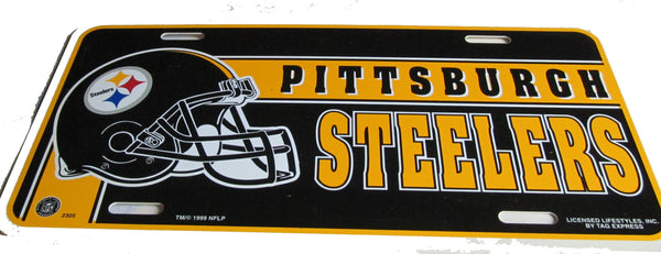 Pittsburgh Steelers license plate - Sports Nut Emporium