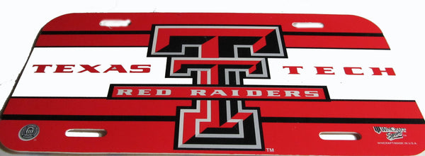 Texas Tech license plate - Sports Nut Emporium