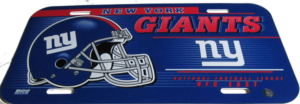 New York Giants license plate - Sports Nut Emporium