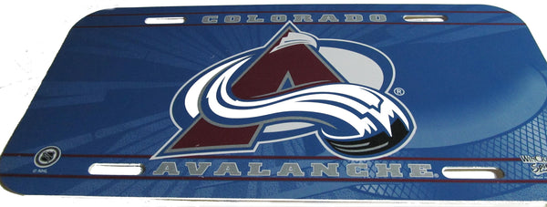 Colorado Avalanche license plate - Sports Nut Emporium
