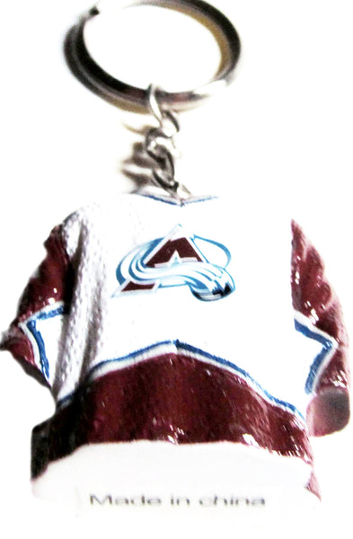 Colorado Avalanche  jersey key ring - Sports Nut Emporium